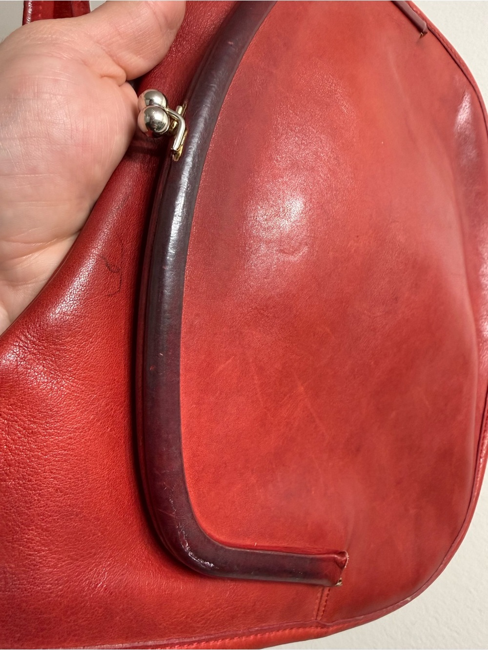 Rare Vintage Coach Bonnie Cashin 1970’s Frame Pouch - Picture 13 of 16